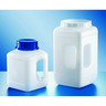 Wide-mouth square bottles, 311 series, HDPE