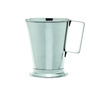 Measuring jugs with handle, stainless steel Measuring jugs with handle, stainless steel