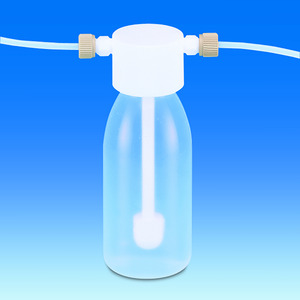 Frascos lavadores de gases, de PFA