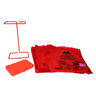 Set de soporte de mesa y bolsas de riesgo biológico Set de soporte de mesa y bolsas de riesgo biológico