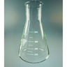 Erlenmeyer flasks, Borosilicate glass 3.3, wide neck