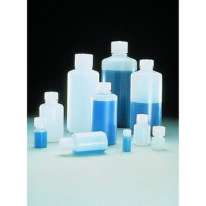 Frascos de boca estrecha Nalgene, HDPE, con tapón de rosca, PP