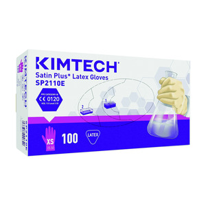 Guantes desechables Kimtech Satin Plus, látex