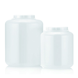 Frascos de boca ancha, con cierre, serie 357, HDPE