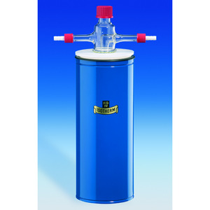 Trampa fría con vaso Dewar, vidrio de borosilicato 3.3