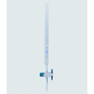 Buretas, con llave de paso recta, vidrio de borosilicato 3.3, clase AS