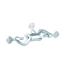 Bossheads, malleable cast iron, chromed Bossheads, malleable cast iron, chromed