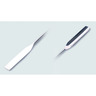 Spatulas, round grooved, 18/10 steel Spatulas, round grooved, 18/10 steel