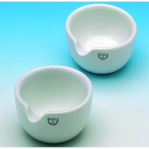 Mortero de porcelana