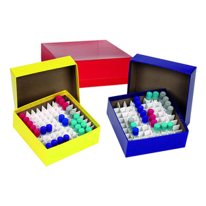 Cajas de cartón criogénicas, con tapa