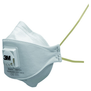 Máscaras respiratorias serie Aura 9300+, máscaras plegables