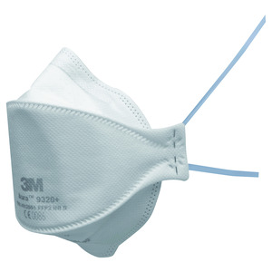 Máscaras respiratorias serie Aura 9300+, máscaras plegables