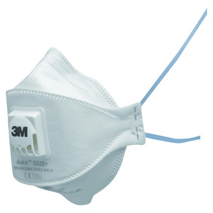 Máscaras respiratorias serie Aura 9300+, máscaras plegables