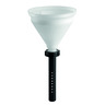 Entonnoir de sécurité, en HDPE, blanc Entonnoir de sécurité, en HDPE, blanc