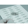 Laser deep freeze labels Cryo-Babies Laser deep freeze labels Cryo-Babies