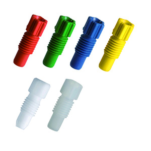 Piezas de empalme y abrazaderas para conectores de capilares para SafetyCaps / SafetyWasteCaps