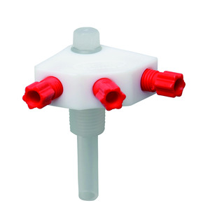 Colectores para conectores de tubos para SafetyWasteCaps