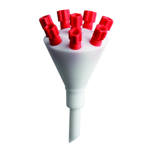 Colectores para conectores de tubos para SafetyWasteCaps