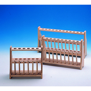 Soportes para tubos de ensayo, madera