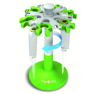 Soportes para pipetas Flip & Grip para micropipetas de monocanal y multicanal