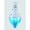 Pear shape flasks, borosilicate glass 3.3