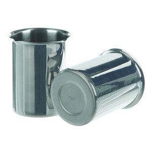 Vasos de precipitados, acero inoxidable