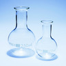 Boiling flasks, flat bottom, narrow neck, Pyrex Boiling flasks, flat bottom, narrow neck, Pyrex
