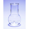 Flasks, boiling, flat bottom, wide neck, Pyrex