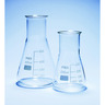 Erlenmeyer, col large, Pyrex