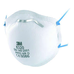Máscaras de protección respiratoria Komfort-Program Serie 8300, mascarillas moldeadas