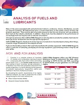 Prodotti per analisi petrolchimiche