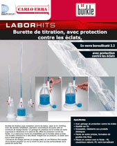 Burette automatique avec protection BURKLE