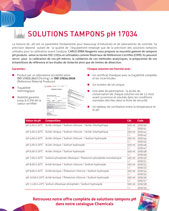 Solutions Tampons pH 17034