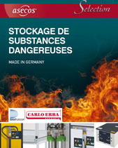 Sélection de stockage de substances dangereuses par asecos®