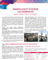 Manipuler et stocker les corrosifs