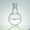 Pallone a fondo tondo con giunto smerigliato standard, vetro borosilicato 3,3