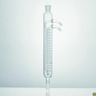 Condensatore secondo Dimroth, in vetro borosilicato 3.3, oliva in vetro