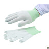 Guanti conduttivi ASPURE LINE, Antistatici, bianchi, Nylon