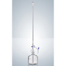 Buretta automatica secondo Pellet, 50 ml, grad. 0.1 ml, classe AS, DURAN®, vetro trasparente, conformità certificata, con rubinetto laterale in PTFE con valvola intermedia, graduazioni blu, lungh. 500 mm, SENZA BOTTIGLIA