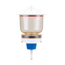 Portafiltro magnetico in PES MF5, 500 ml, diam. est. 47 mm e coperchio in PP kit con filtro a siringa