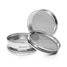 Setaccio analitico diam. 200 x alt. 50 mm, DIN ISO 3310/1, 2000 µm, in acciaio inox, con certificato di calibrazione, acc. EN10204 3.1.B