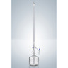 Buretta automatica, tipo Pellet, 10 ml, 0.02 ml, classe AS, in DURAN®, vetro trasparente, conformità certificata, con mandrino in PTFE (senza bottiglia)