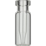 Vial con collo crimp, N 11, 11.6x32.0 mm, trasparente, con inserto integrato da 0.2 mL