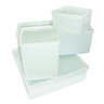 Cajas de almacenamiento, HDPE con tapa hermética de LDPE